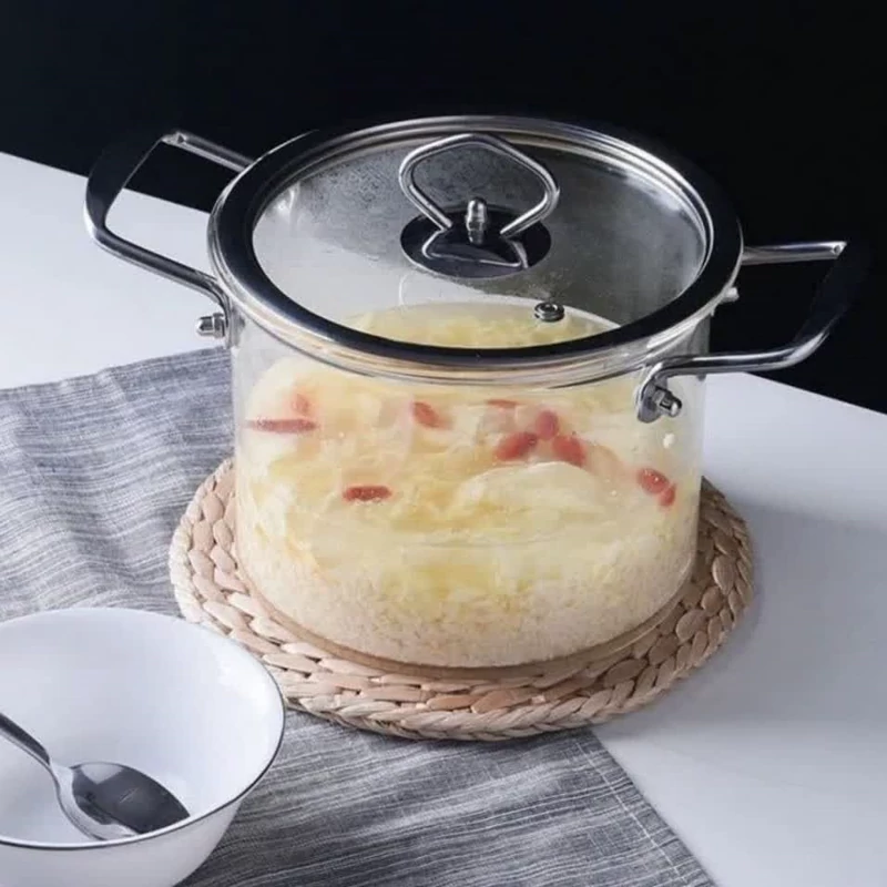 قابلمه پیرکس 2.5 لیتر دسته استیل مدل PS2425 با ارسال رایگان